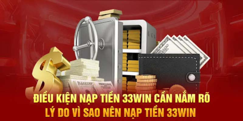 Biểu đồ hướng dẫn các bước nạp tiền 33Win qua ngân hàng